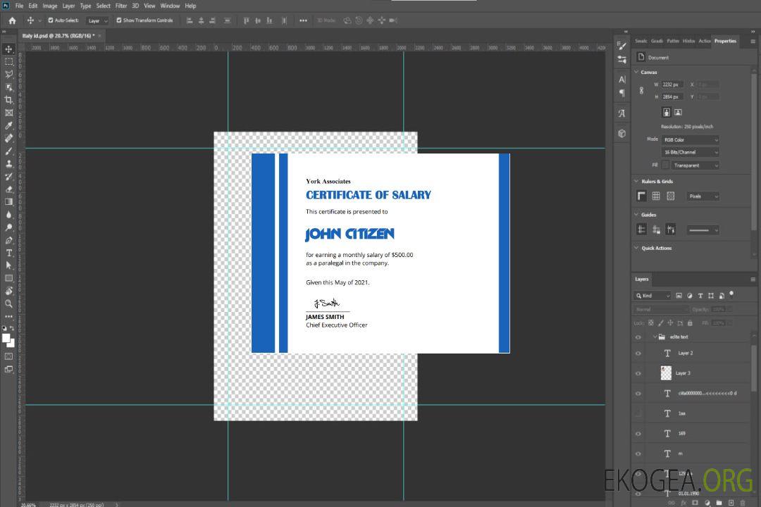 Certificat de salaire aux États-Unis template Certificat de salaire aux États-Unis template